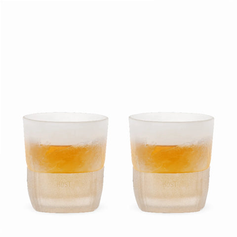 Glass Freeze Whiskey Glass (Set Of Two) By Host