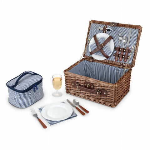 Newport Wicker Picnic Basket By Twine