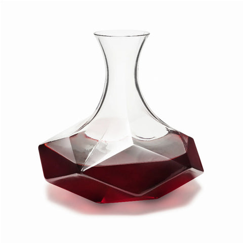 Faceted Crystal Wine Decanter By Viski