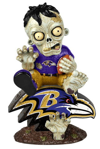 Baltimore Ravens Zombie On Logo Figurine CO