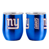 New York Giants Travel Tumbler 16oz Stainless Steel Curved