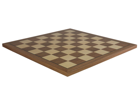 Chess Board - Walnut & Maple Veneer, Five Sizes from 12