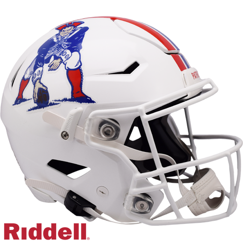 New England Patriots Helmet Riddell Authentic Full Size SpeedFlex Style 1982-1989 T/B - Special Order