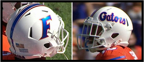 Florida Gators Revolution Speed Authentic Helmet - White 2015 - Special Order