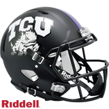 TCU Horned Frogs Helmet Riddell Authentic Full Size Speed Style - Special Order