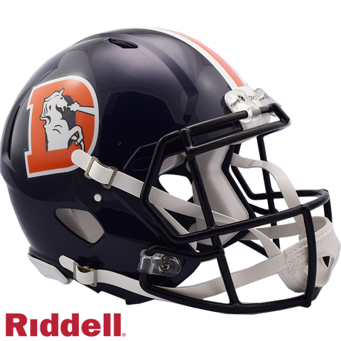 Denver Broncos Helmet Riddell Authentic Full Size Speed Style Color Rush - Special Order