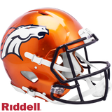 Denver Broncos Helmet Riddell Authentic Full Size Speed Style FLASH Alternate