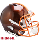 Cleveland Browns Helmet Riddell Authentic Full Size Speed Style FLASH Alternate