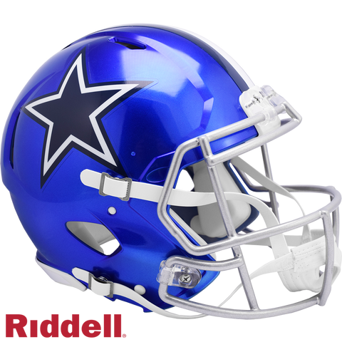 Dallas Cowboys Helmet Riddell Authentic Full Size Speed Style FLASH Alternate