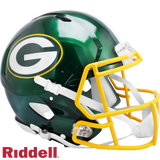 Green Bay Packers Helmet Riddell Authentic Full Size Speed Style FLASH Alternate