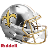 New Orleans Saints Helmet Riddell Authentic Full Size Speed Style FLASH Alternate