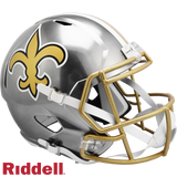 New Orleans Saints Helmet Riddell Replica Full Size Speed Style FLASH Alternate