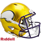 Minnesota Vikings Helmet Riddell Replica Full Size Speed Style FLASH Alternate