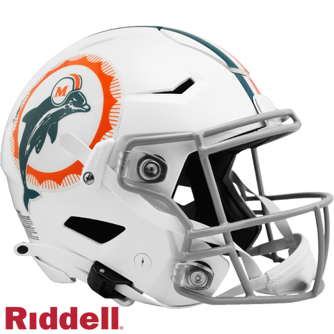 Miami Dolphins Helmet Riddell Authentic Full Size SpeedFlex Style Tribute - Special Order