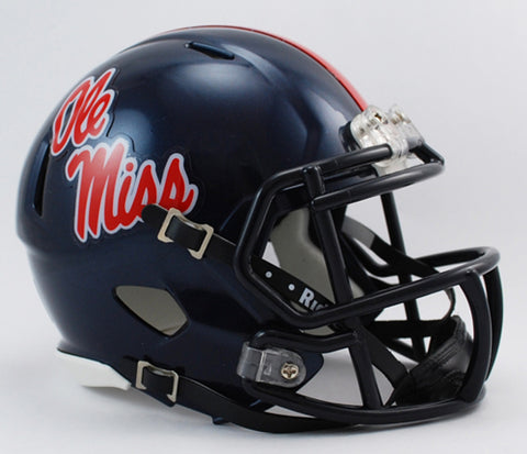 Mississippi Rebels Helmet Riddell Replica Mini Speed Style - Special Order