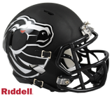 Boise State Broncos Helmet Riddell Replica Mini Speed Style Matte Black