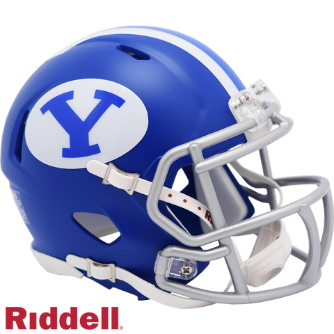 BYU Cougars Helmet Riddell Replica Mini Speed Style Royal