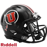 Utah Utes Helmet Riddell Replica Mini Speed Style Black