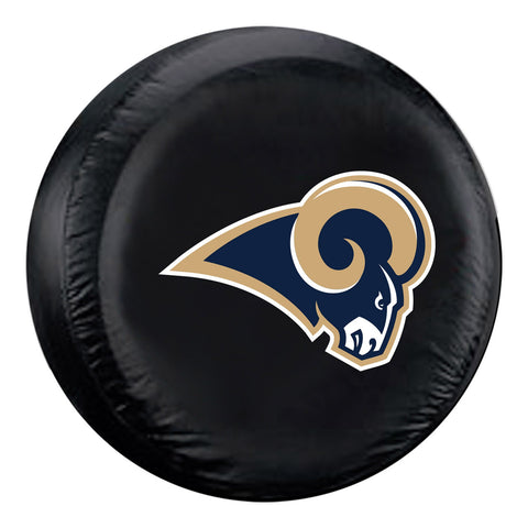 Los Angeles Rams Tire Cover Large Size Black CO