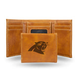 Carolina Panthers Wallet Trifold Laser Engraved