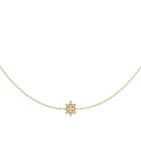 Starry Lane Layered Diamond Necklace in 14K Yellow Gold Vermeil on Sterling Silver