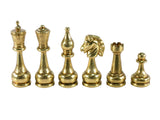 Chess Pieces - Large Staunton Style Metal Chess Pieces