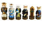 Chess Pieces - Cats & Dogs Resin Chess Pieces