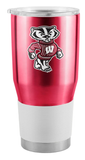 Wisconsin Badgers Travel Tumbler 30oz Stainless Steel