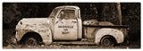 Truck Nashville Or Bust Sepia Metal Sign