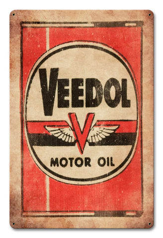 VEEDOL MOTOR OIL Vintage Sign Metal Sign