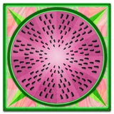 Watermelon Quilt 18 X 18 vintage metal sign Metal Sign