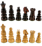 Chess Pieces - 4.25" Bud Rosewood Calvert Chess Pieces - 42BRCLV