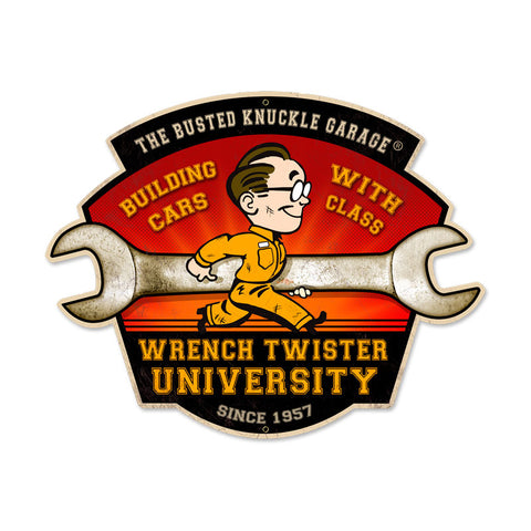 Wrench Twisters Vintage Sign Metal Sign