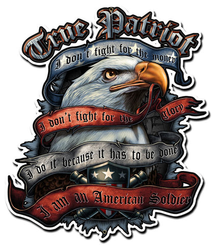 True Patriot Vintage Sign Metal Sign