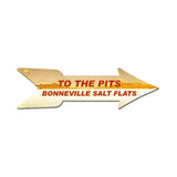 To The Pits Vintage Sign Metal Sign