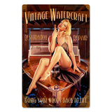 Vintage Watercraft Vintage Sign Metal Sign