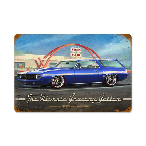 Ultimate Grocery Getter Vintage Sign Metal Sign