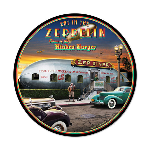 Zep Diner Vintage Sign Metal Sign