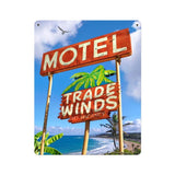 Trade Winds Motel Vintage Sign Metal Sign