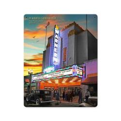 Warner Grand Theatre Vintage Sign Metal Sign