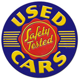 Used Cars Metal Sign