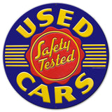 Used Cars Metal Sign