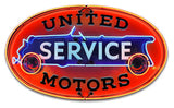 United Service Sign Metal Sign