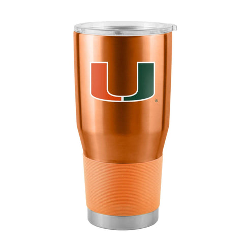 Miami Hurricanes Travel Tumbler 30oz Stainless Steel Gameday Design