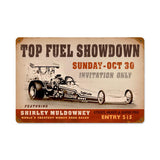 Top Fuel Showdown Vintage Sign Metal Sign