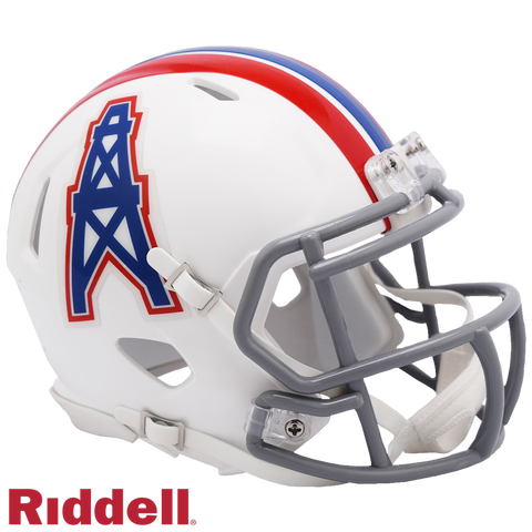 Houston Oilers Helmet Riddell Replica Mini Speed Style 1975-1980 T/B