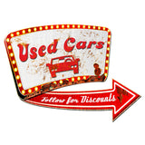 Used Car Sign Vintage Sign Metal Sign