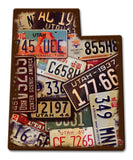 Utah License Plates Vintage Sign Metal Sign