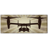 V-22 Osprey Metal Sign 48in X 20in Metal Sign