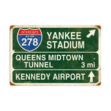 Yankee Stadium Vintage Sign Metal Sign